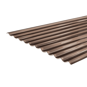 Polic.Ondulado 3,66x0,81x0,5mm Bronce