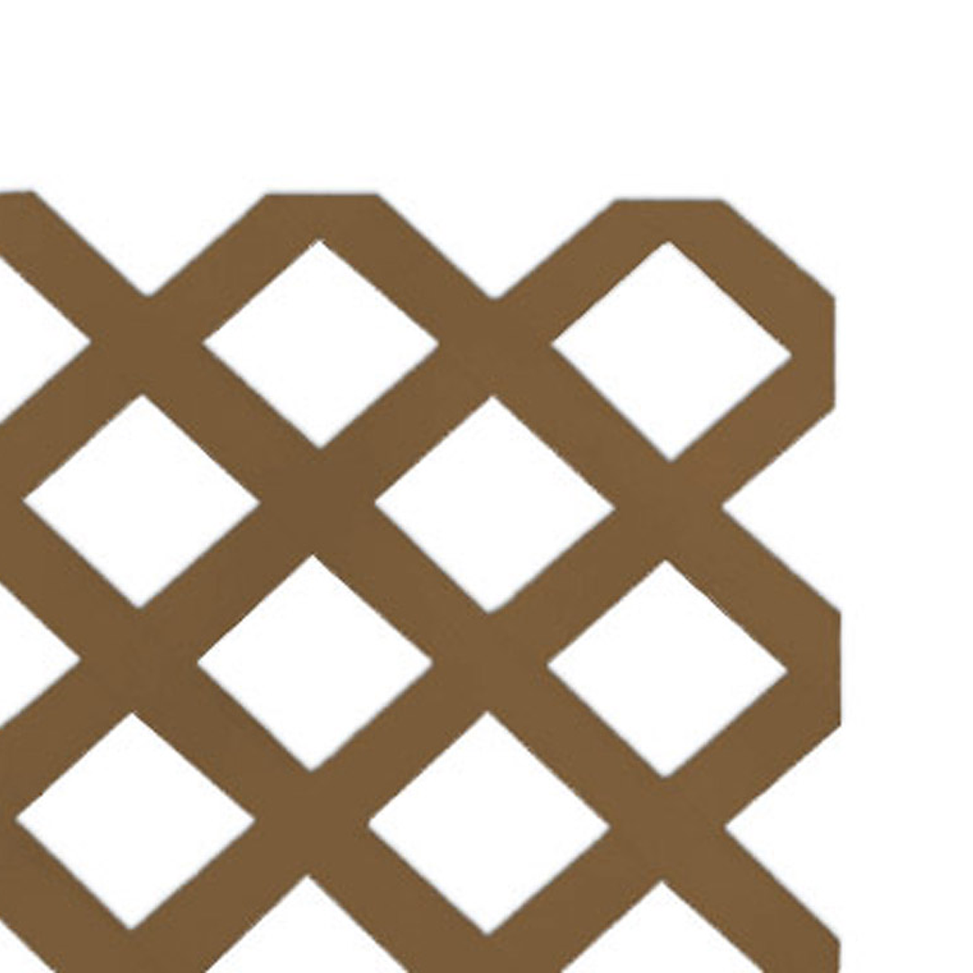 Treillage PVC Rombo Grande Café 1,20x2,40  1