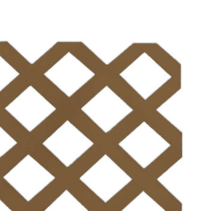 Treillage PVC Rombo Grande Café 1,20x2,40 