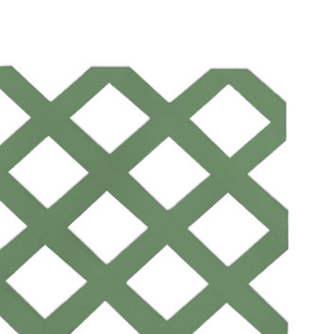 Treillage PVC Rombo Grande Verde 1,20x2,40  1