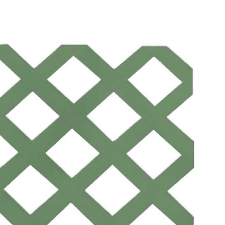 Treillage PVC Rombo Grande Verde 1,20x2,40  1