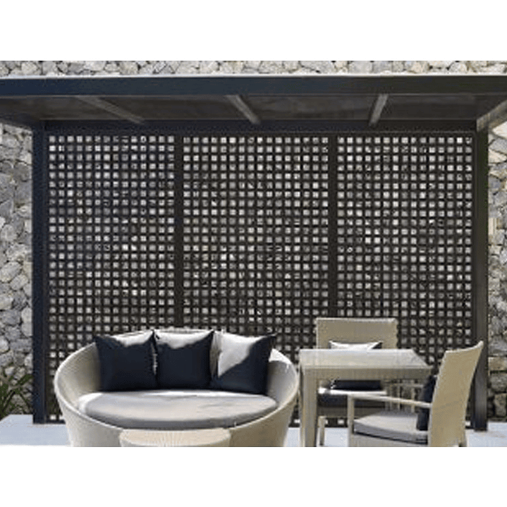 Treillage PVC Negro 1,20x2,40  1