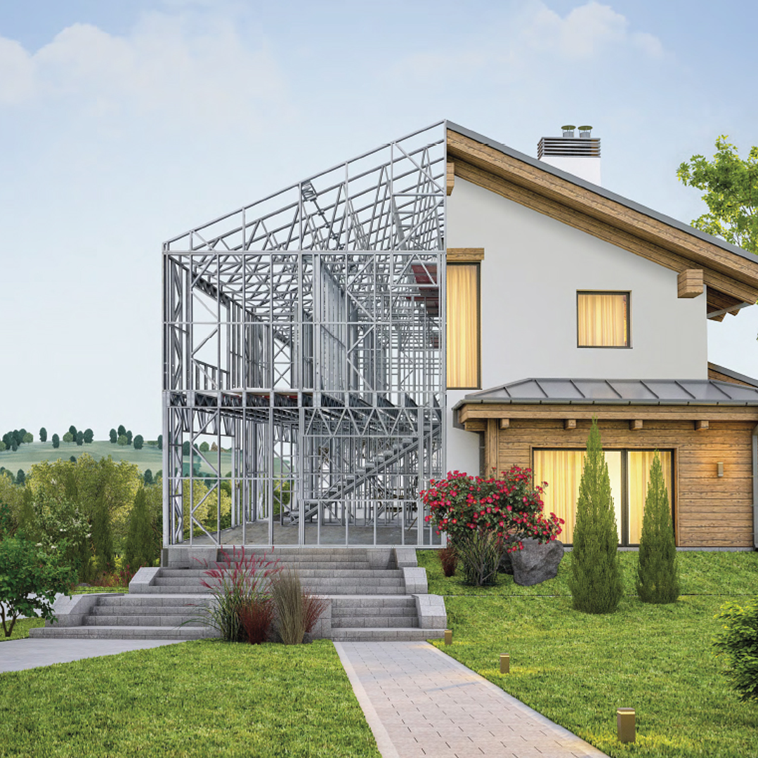 Perfil C 2x3x0,85mm x3,0 Metros Montante Estructural  3