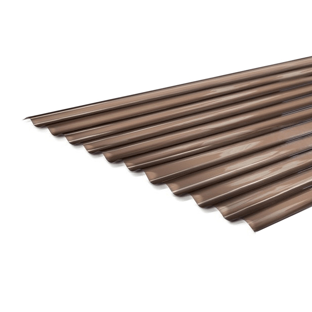 Policarbonato Ondulado 2,0x0,81x0,7mm Bronce 1