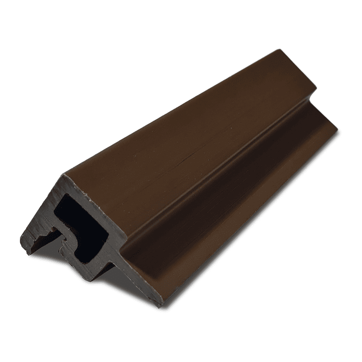 Esquinero Interior WPC  2,90 Mts. Chocolate 1