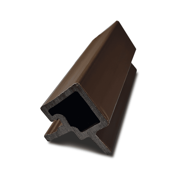 Esquinero Exterior WPC  2.90 Mts Chocolate 1