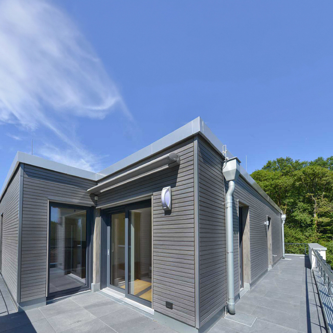 Siding WPC Rústico 2,90x0,157x0,21 mts. Color Gris 3