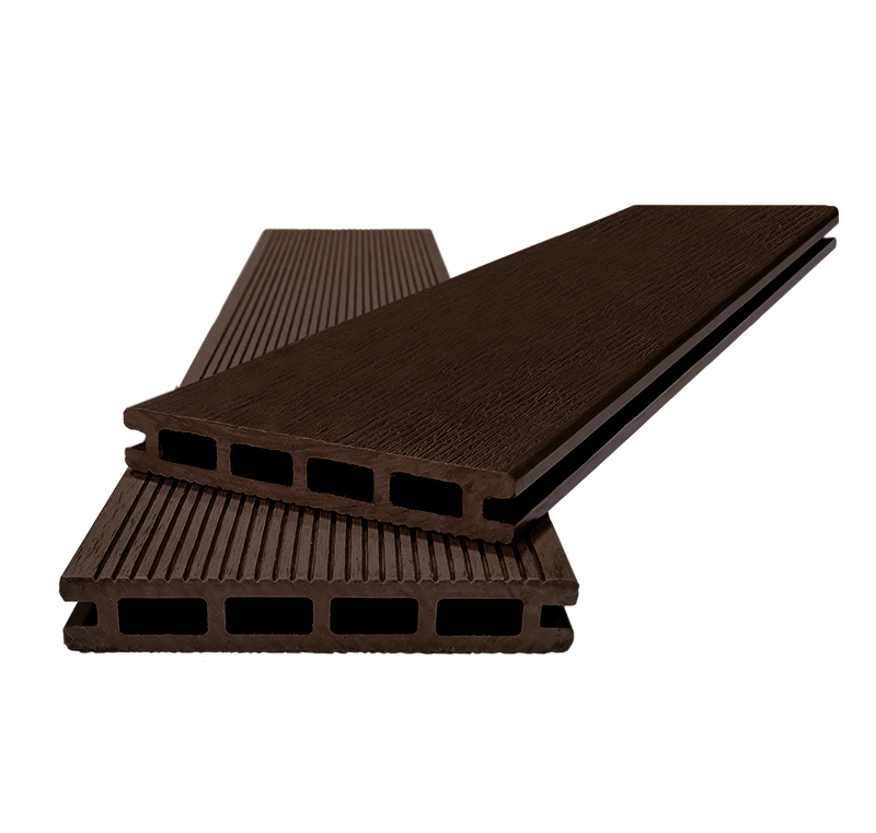 Piso Deck WPC Chocolate 0,146x0,24x2,20 Metros 