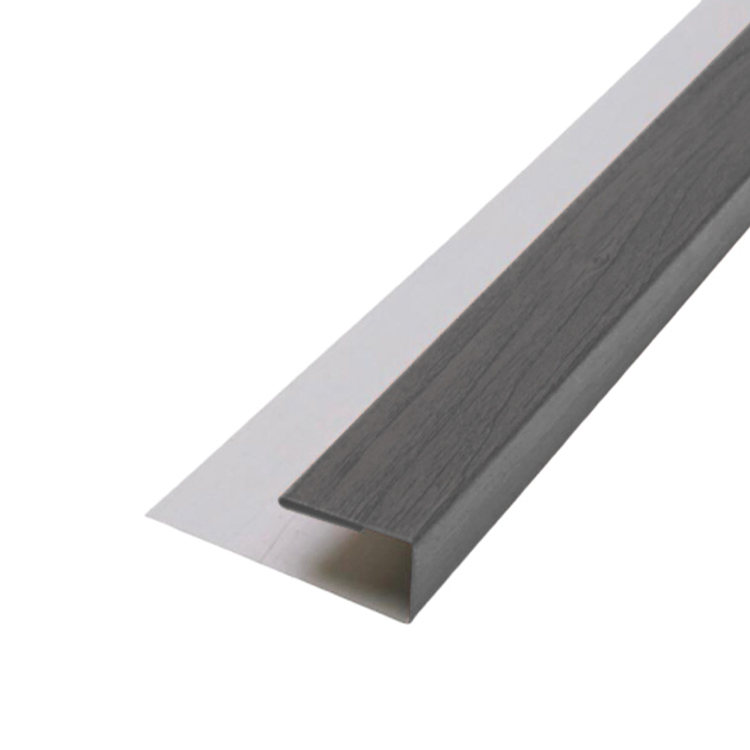 Perfil Jota Metálico Grafito 2,90 mts. 1