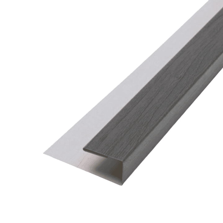 Perfil Jota Metálico Grafito 2,90 mts. 1