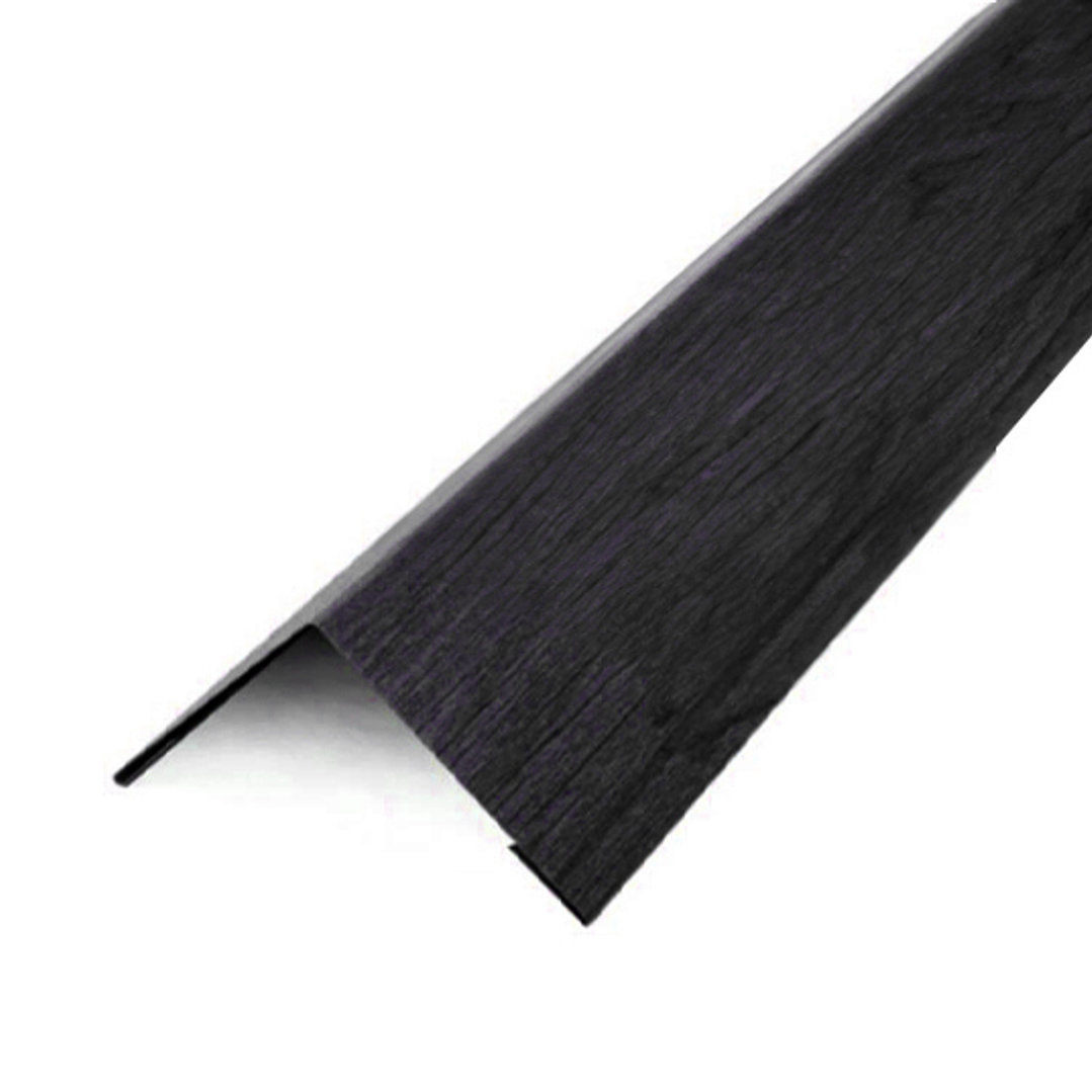 Esquinero Exterior Negro Siding Metalico 2,90 mts. 1