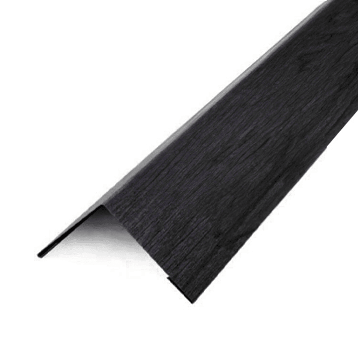 Esquinero Exterior Negro Siding Metalico 2,90 mts. 1