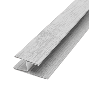 Perfil de Unión H Gris Siding Metalico 2,90 mts.