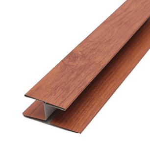 Perfil de Unión H Madera Siding Metalico 2,90 mts.