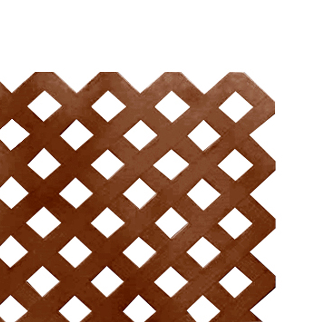 Treillage PVC Rombo Chico Café 1,20x2,40 1