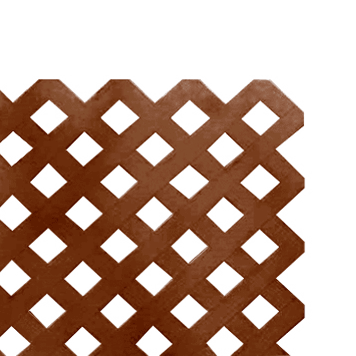 Treillage PVC Rombo Chico Café 1,20x2,40 1