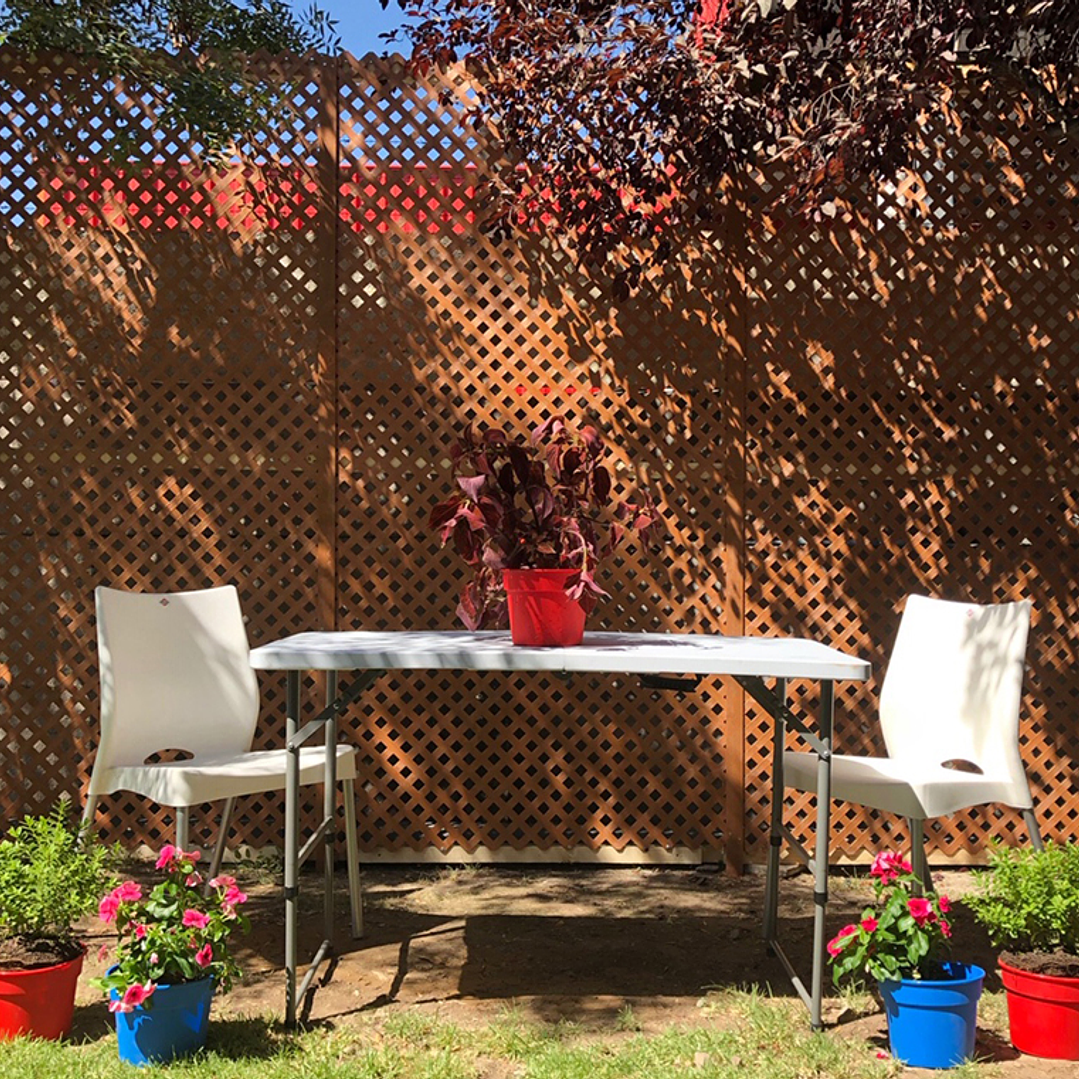 Treillage PVC Rombo Chico Café 1,20x2,40 2