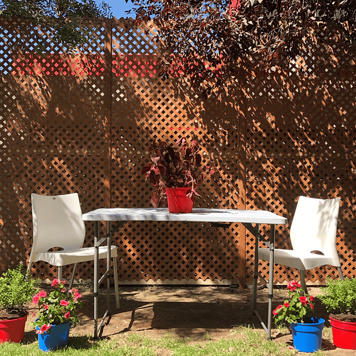 Treillage PVC Rombo Chico Café 1,20x2,40 2