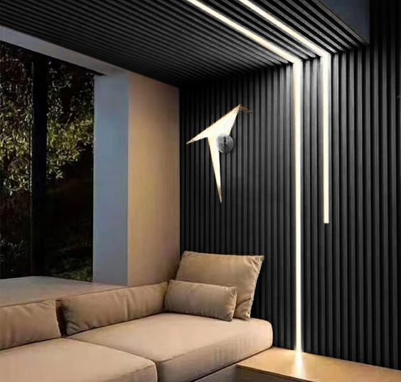 Wall Panel Interior Negro 4P 2,40x0,15 mts. 