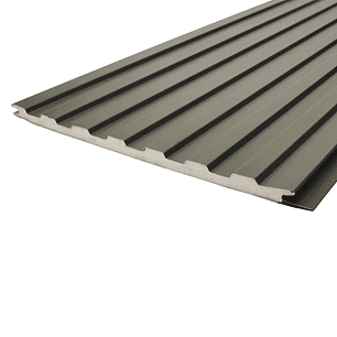 Siding Metálico Grafito 0,38x2,90 Mts.