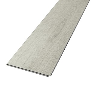 Piso Vinílico SPC Color Gris Claro 