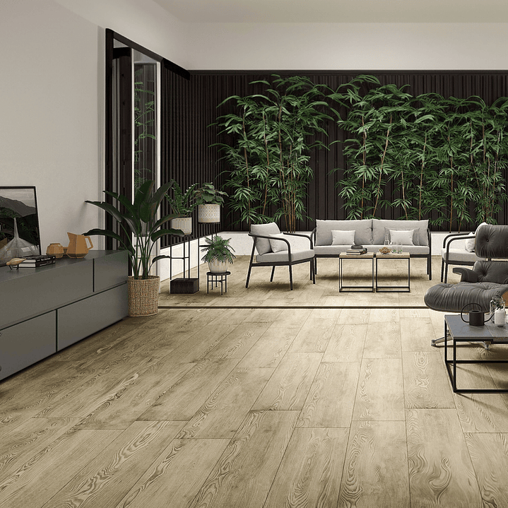 Piso Vinilico Color Beige  2