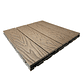Deck WPC modular 30cmx30cm Chocolate  - Miniatura 1