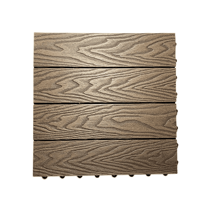 Deck WPC modular 30cmx30cm Chocolate  2