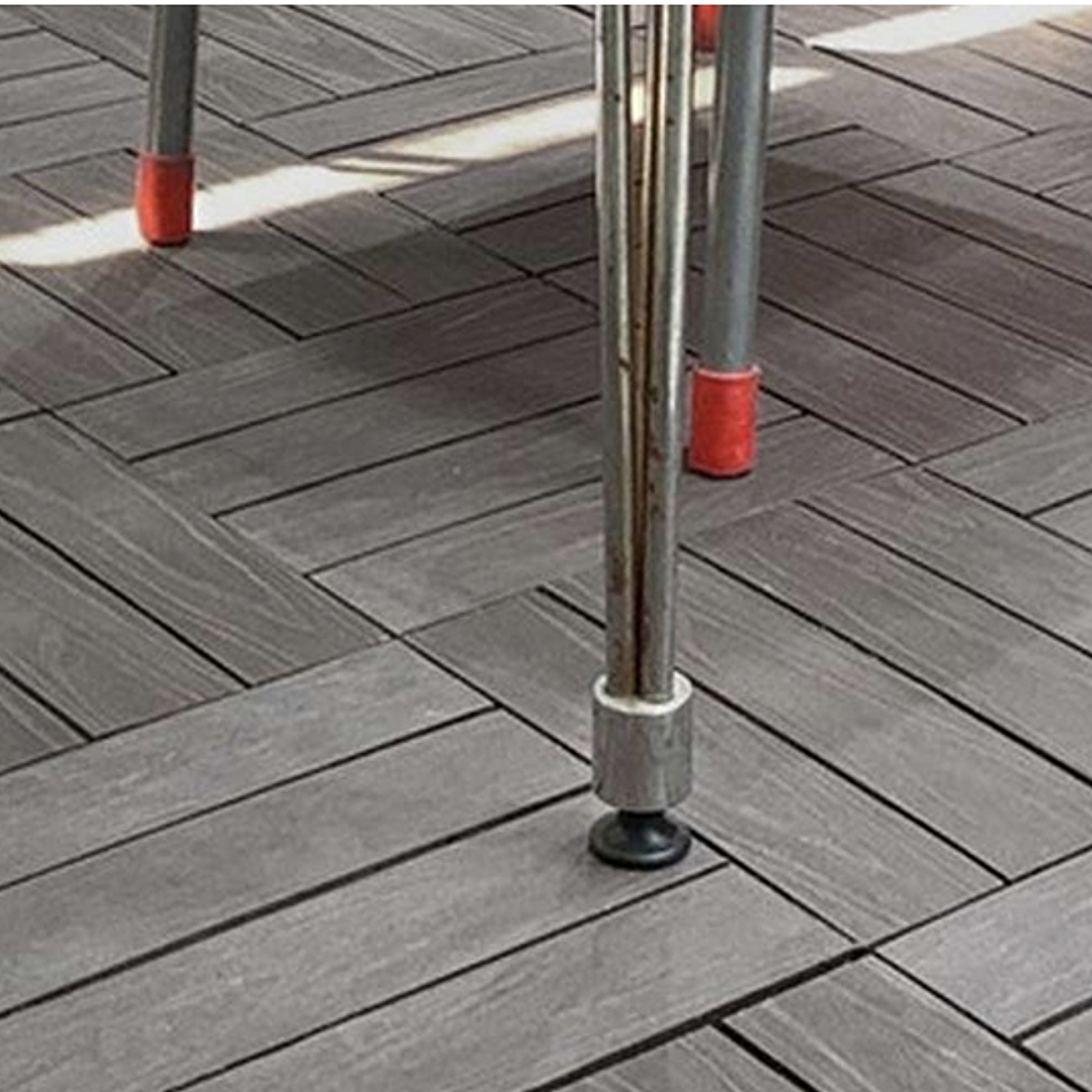 Deck WPC modular 30cmx30cm Gris 3