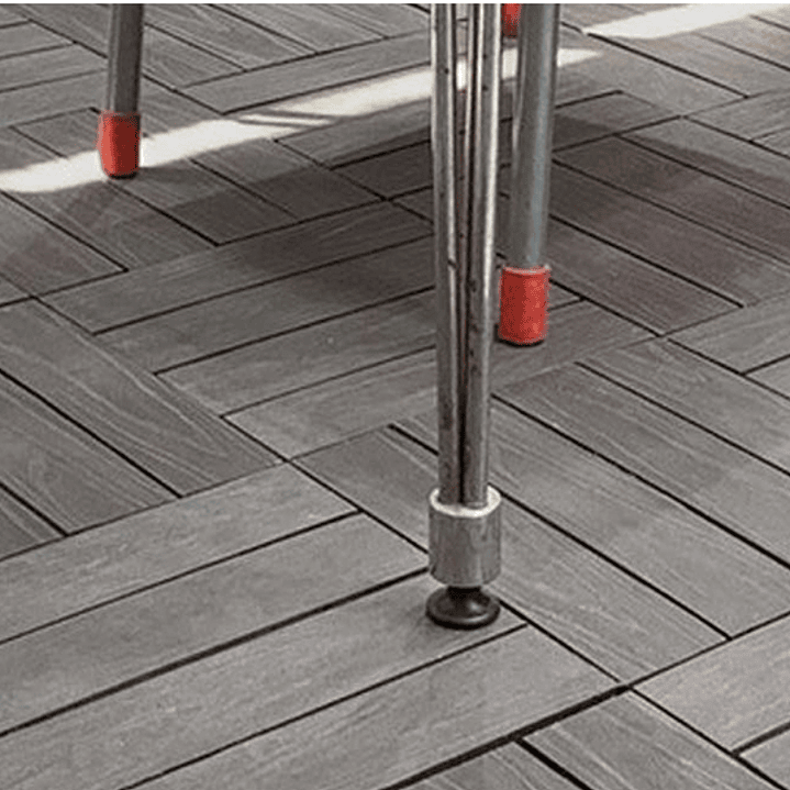 Deck WPC modular 30cmx30cm Gris 3