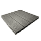 Deck WPC modular 30cmx30cm Gris - Miniatura 1