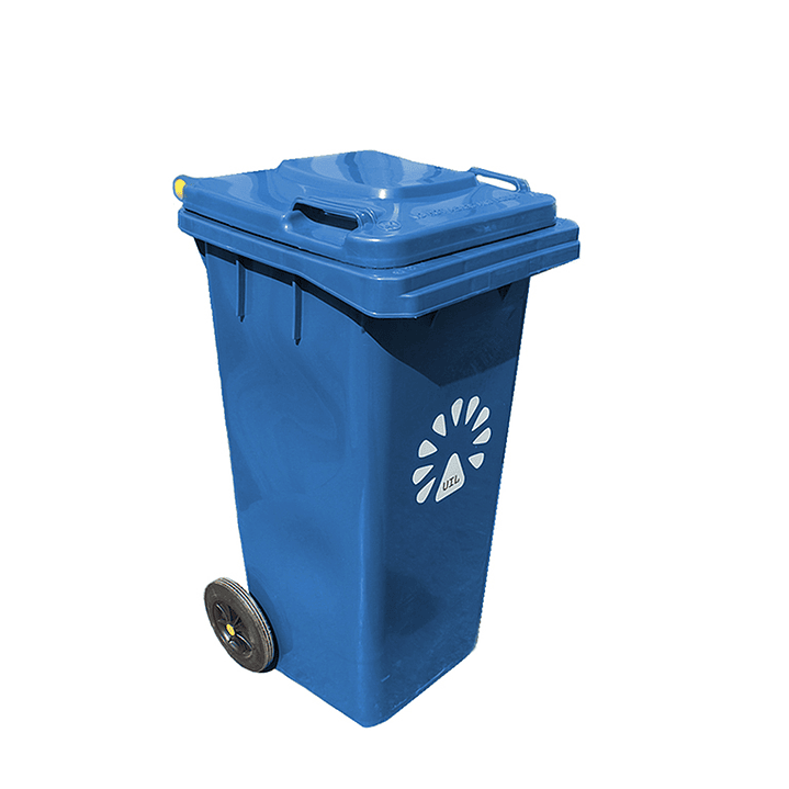 Basurero contenedor 120 Litros Azul 1