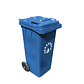Basurero contenedor 120 Litros Azul - Miniatura 1
