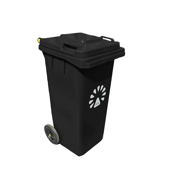 Basurero contenedor 120 Litros Negro 1