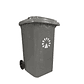 Basurero contenedor 360 Litros Gris - Miniatura 1