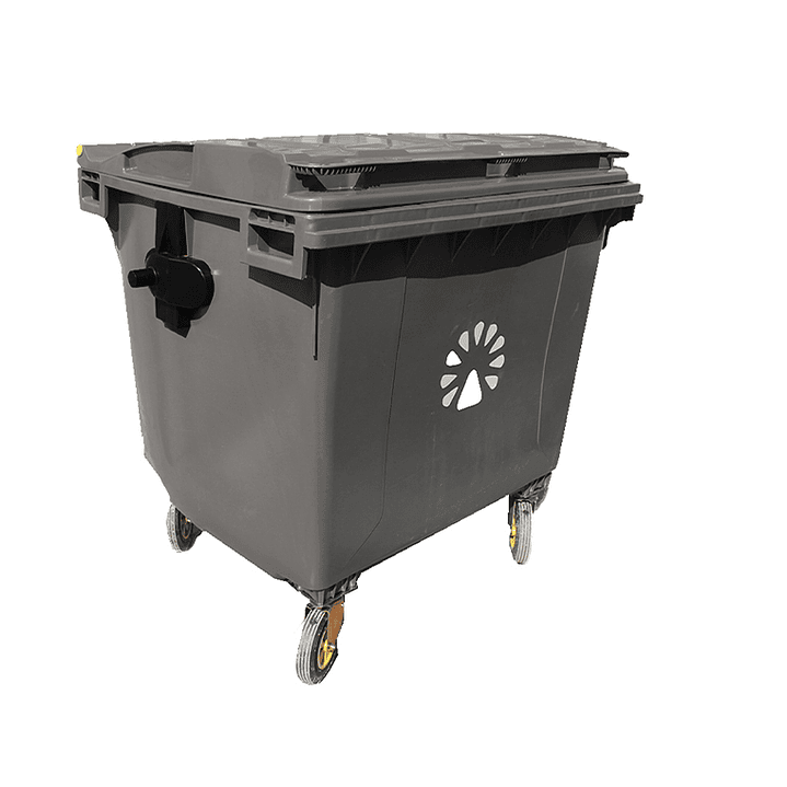 Basurero contenedor 660 Litros Gris 1