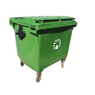 Basurero contenedor 660 Litros Verde