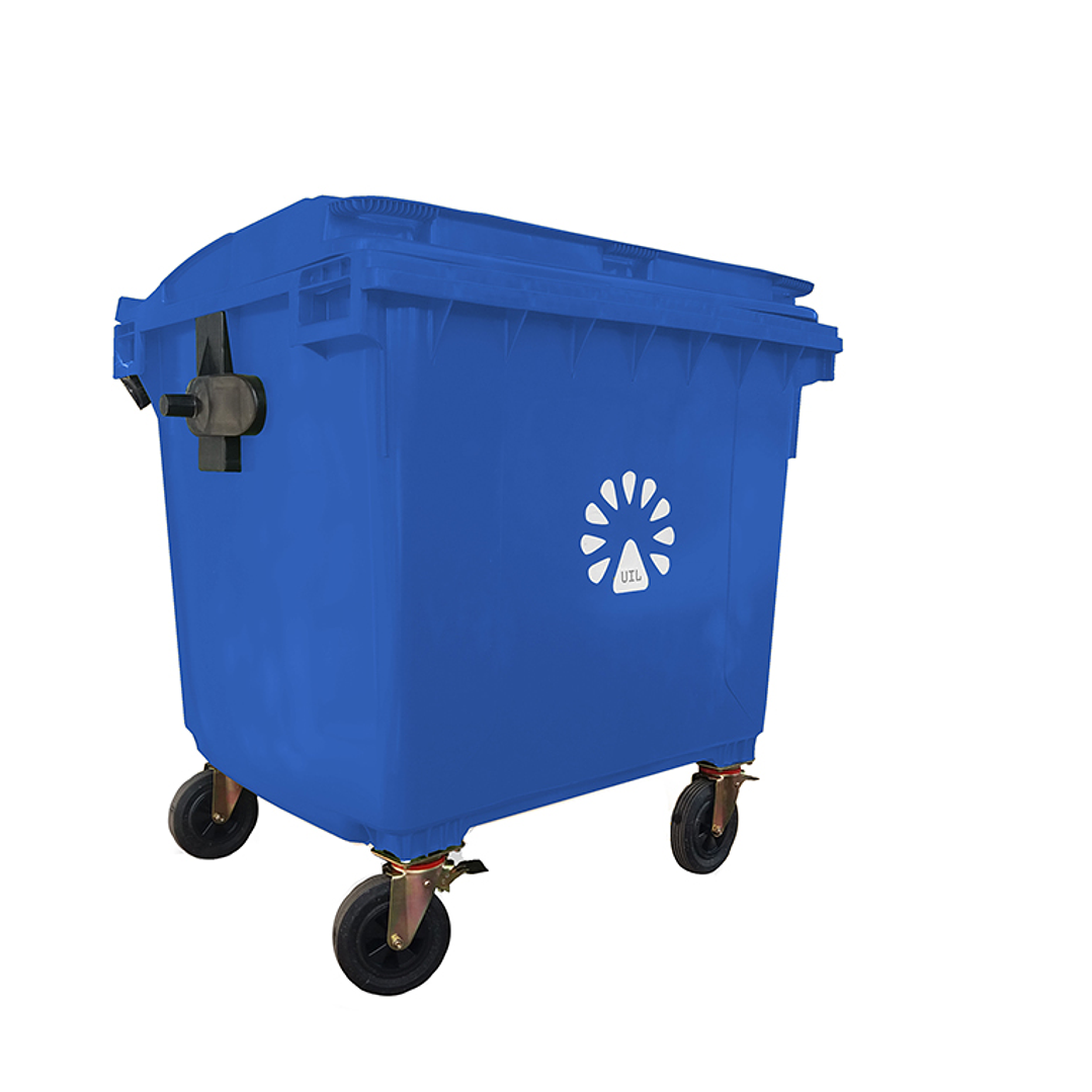 Basurero contenedor 1100 Litros Azul 1