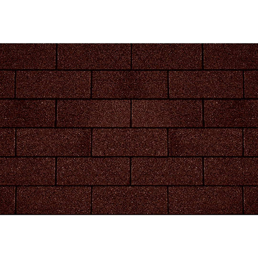 Teja Asfáltica Simple 2,94 m2 Café Oscuro  1