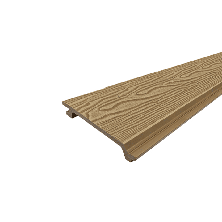 Siding WPC Rústico 2,90x0,157x0,21mts. Color Madera  2