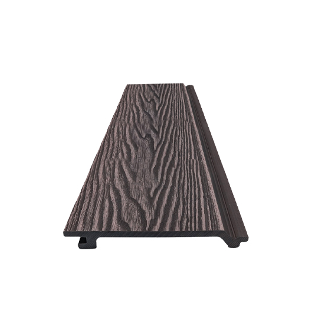 Siding WPC Rústico 2,90x0,157mts. Color Grafito  1