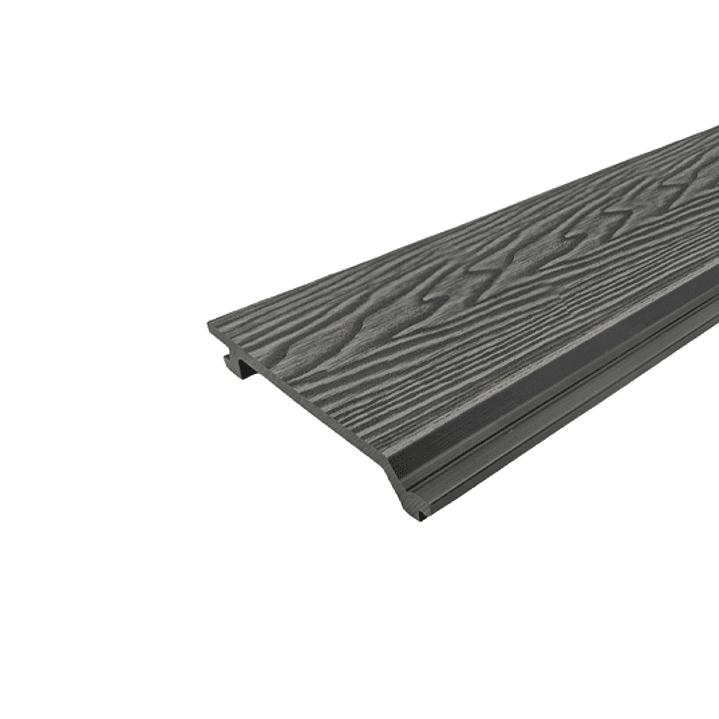 Siding WPC Rústico 2,90x0,157x0,21 mts. Color Gris 2