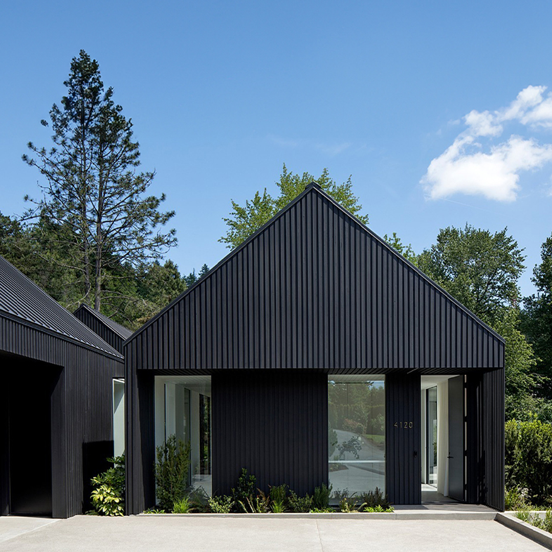 Siding Metálico Negro 0,35x2,90 Mts. 3