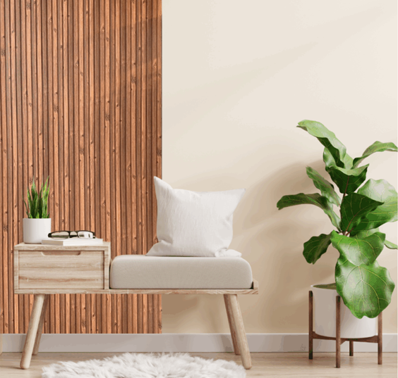 Wall Panel Interior Madera claro 2,40x0,15 mts.