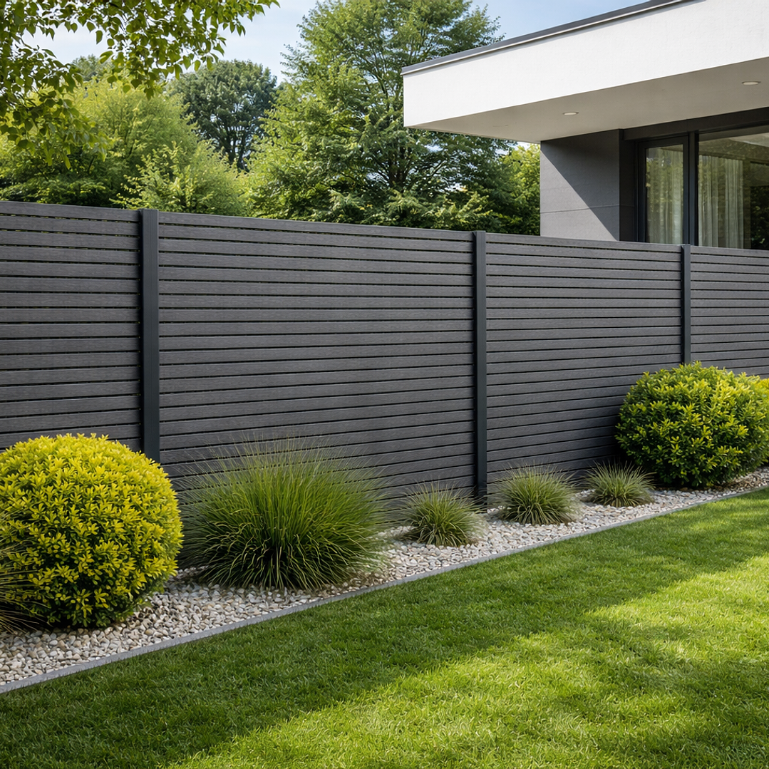 Cortavista WPC Exterior Gris 2,20 m 2