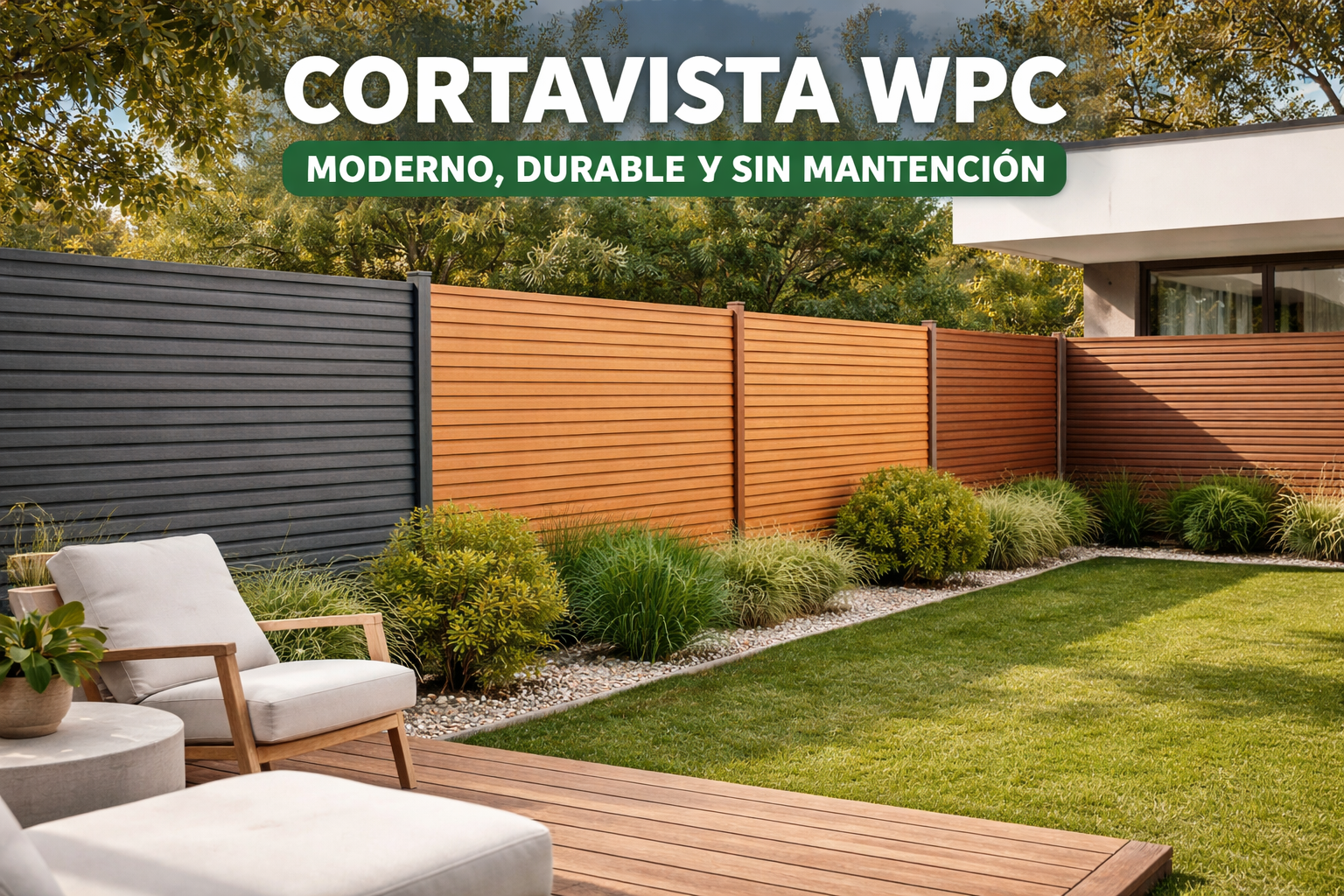 Cortavista WPC IdealProject: diseño moderno y durabilidad real para exteriores
