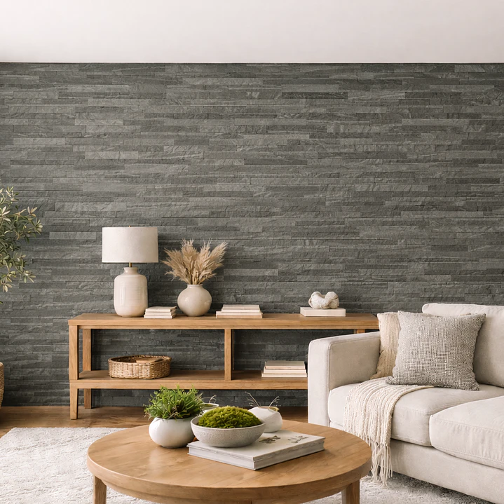  Fachaleta Autoadhesiva Piedra Pizarra 3