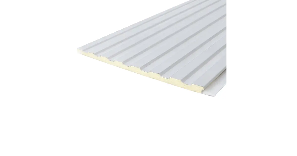 Siding Metálico Blanco 0,35x2,90 Mts.