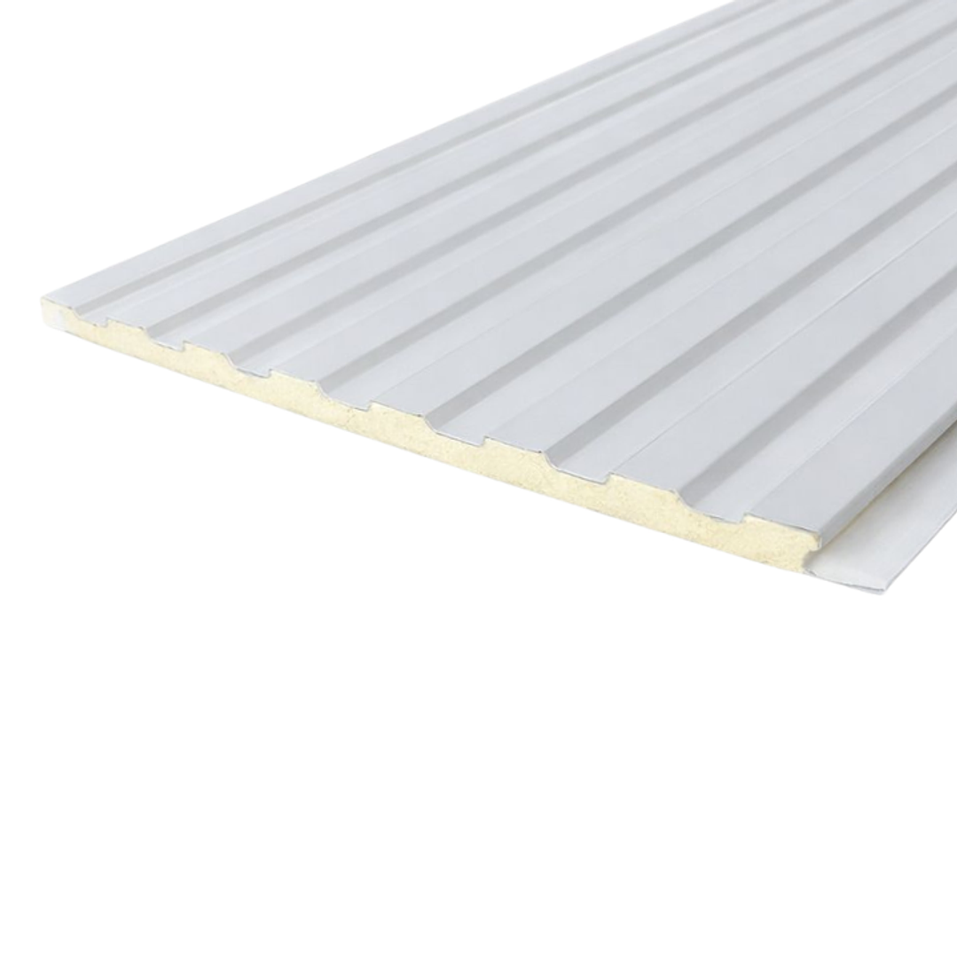 Siding Metálico Blanco 0,35x2,90 Mts. 1
