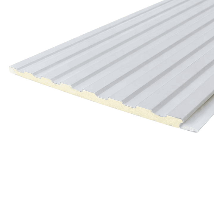 Siding Metálico Blanco 0,35x2,90 Mts. 1